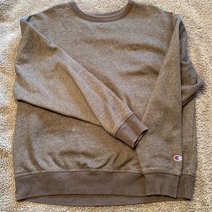 Grey men champion hoodie